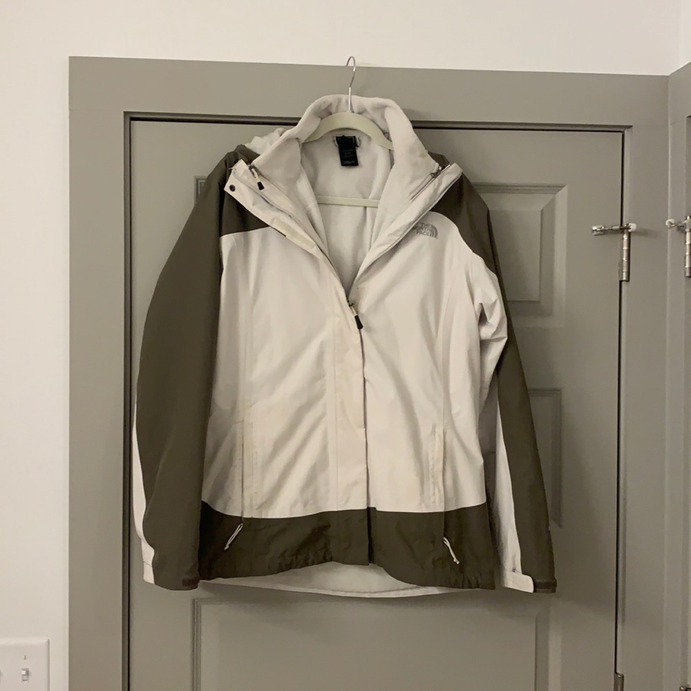 North Face Outer Shell and Fleece Internal Jacket